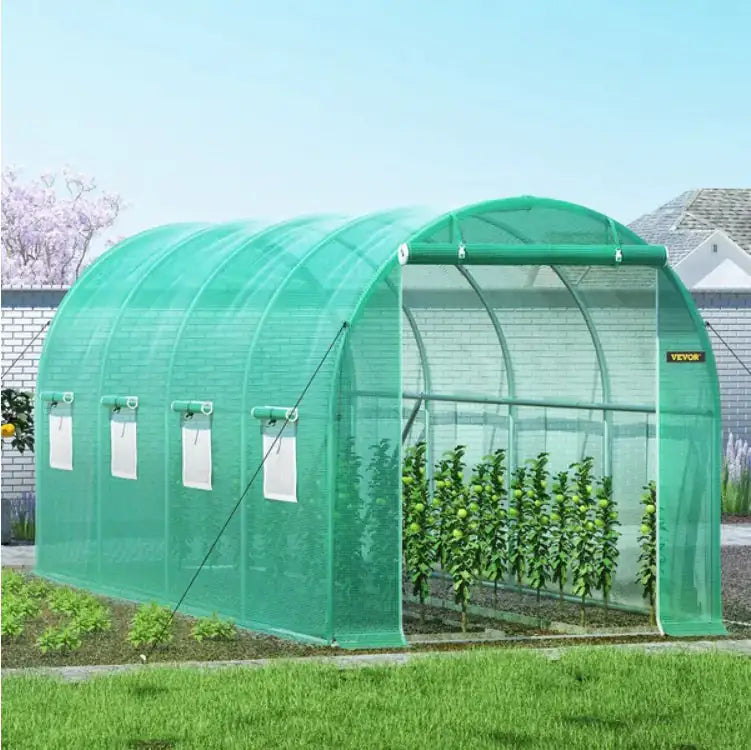 GreenGrowth Tunnel Greenhouse with Zip Door