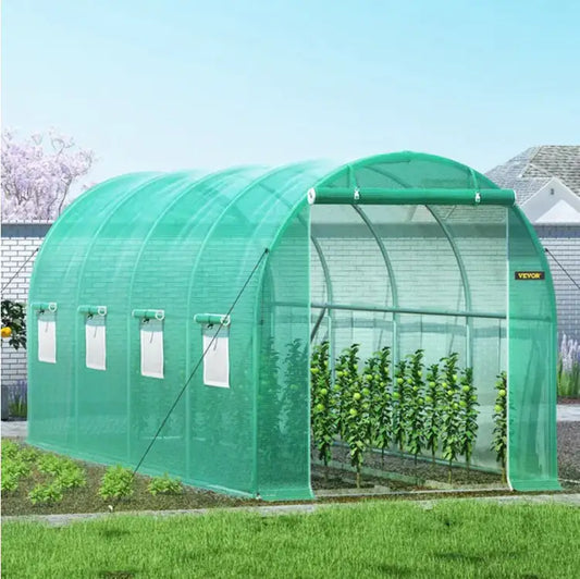 GreenGrowth Tunnel Greenhouse with Zip Door