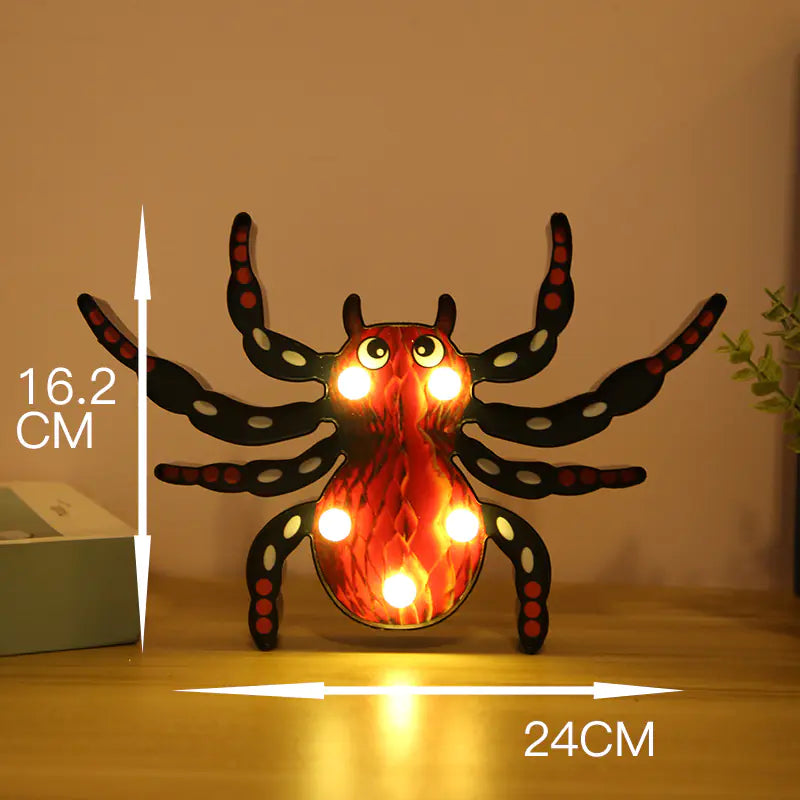 Pumpkin and Bat String Lights