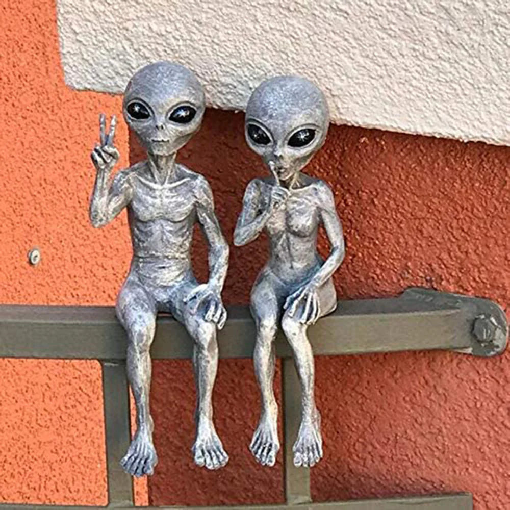 Alien Statue Figurine