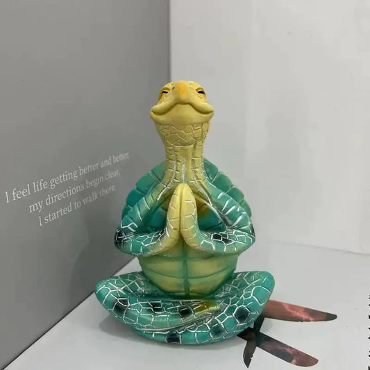 Yoga Turtle Meditation Statue