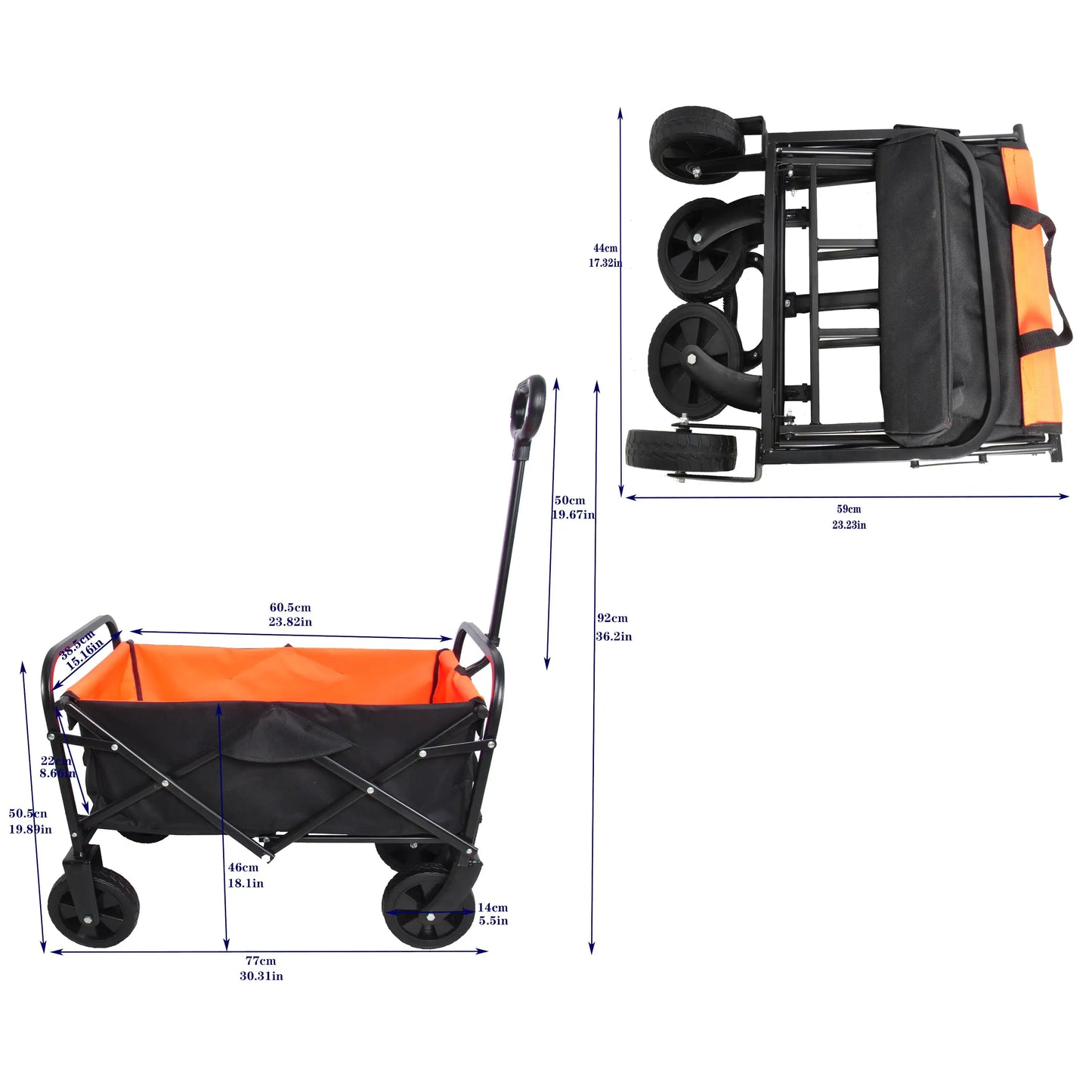 Compact Folding Utility Wagon