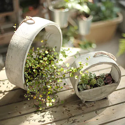 Wooden Hanging Planter
