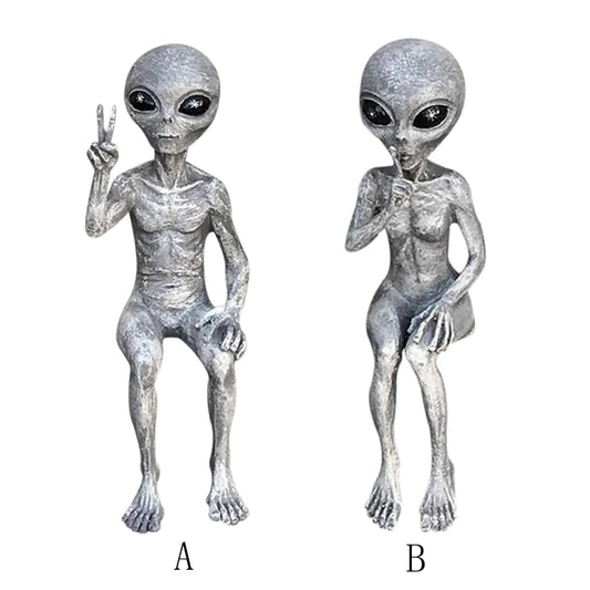 Alien Statue Figurine