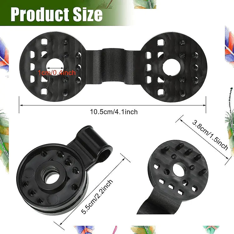 Round Black Plastic Clips for Shade Netting