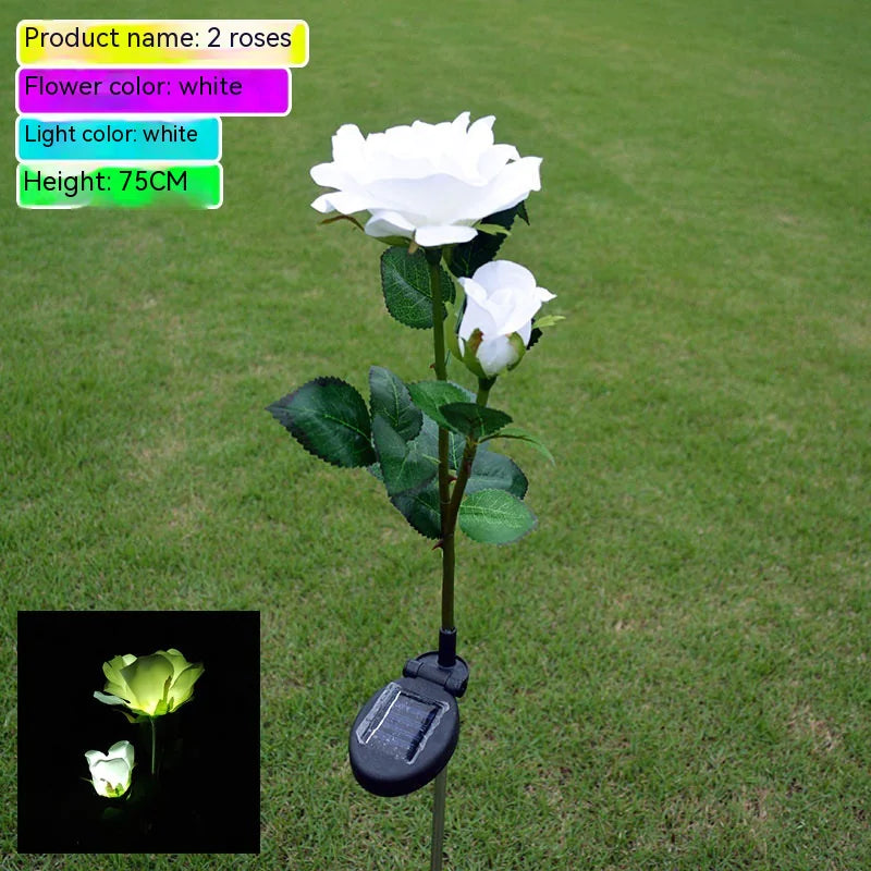 Floral Glow Solar Light