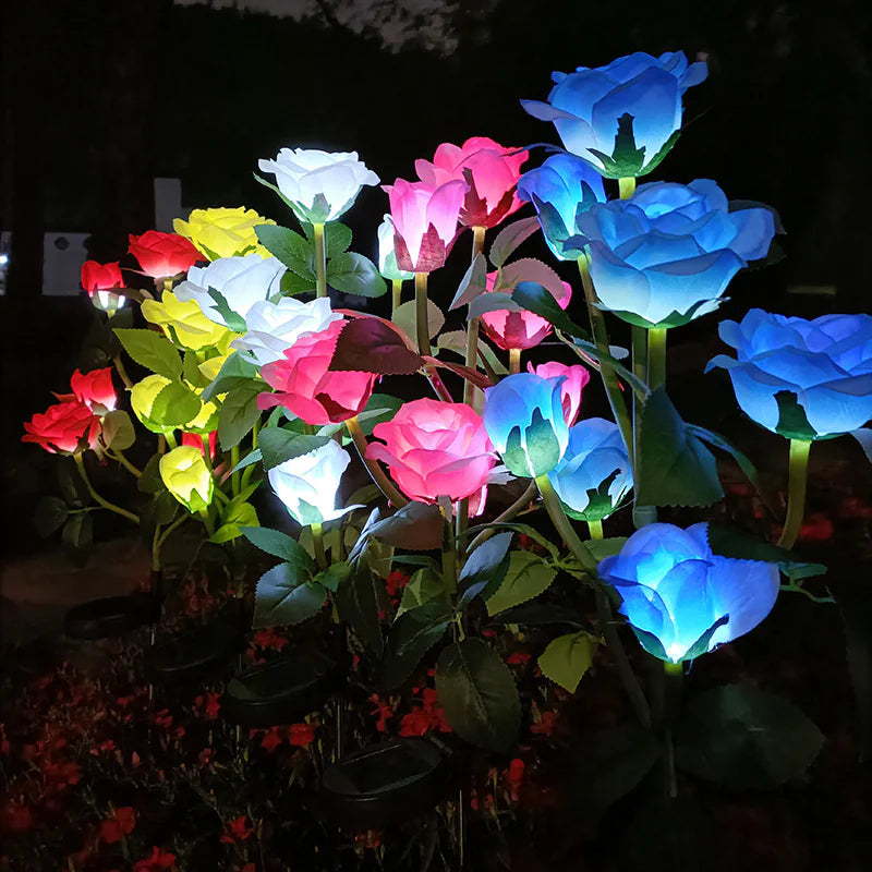 Floral Glow Solar Light