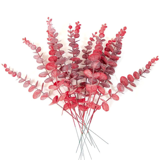 38cm Eucalyptus Leaf Artificial Plant for Decoration
