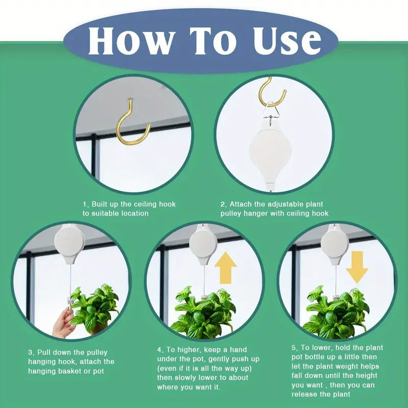 Adjustable Flexi Plant Hanger