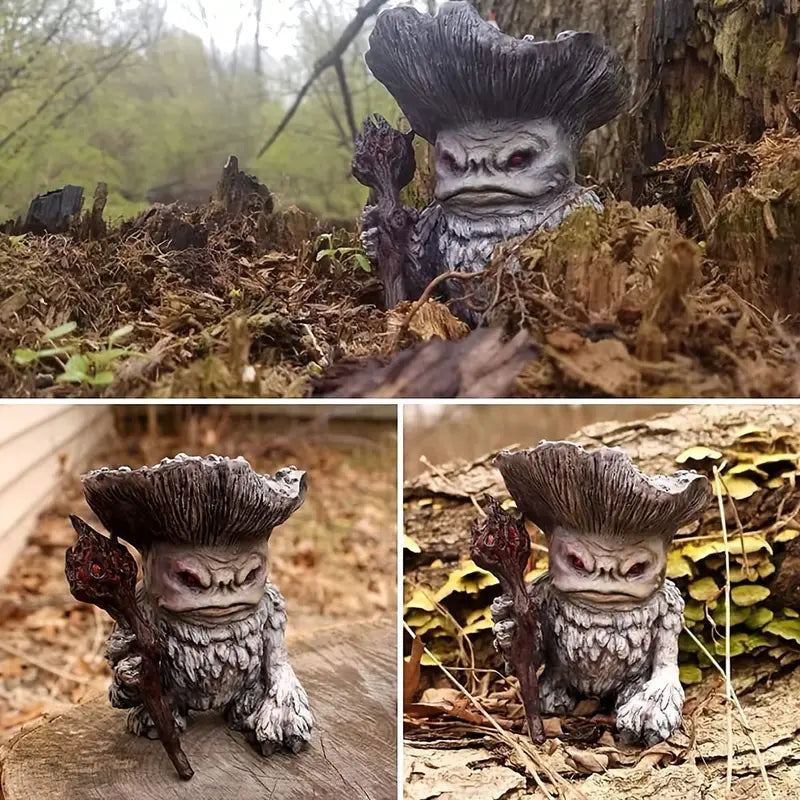 Fairy Mushroom Monster Troll Statue