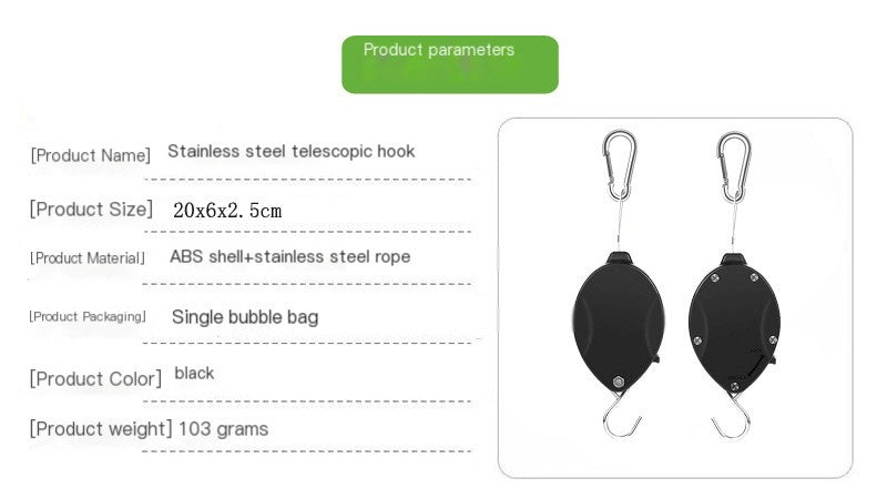 Adjustable Stainless Steel Plant Hook