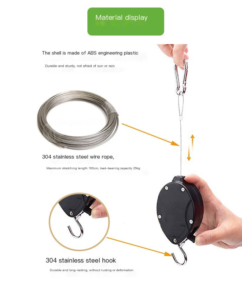 Adjustable Stainless Steel Plant Hook
