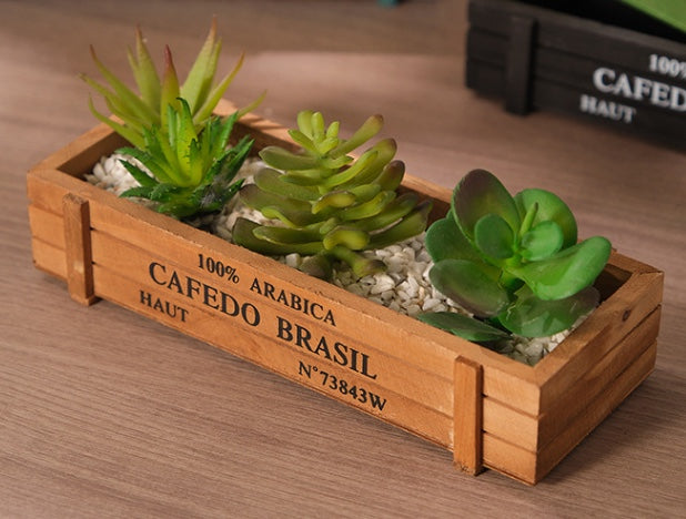 Vintage Wooden Planter Box