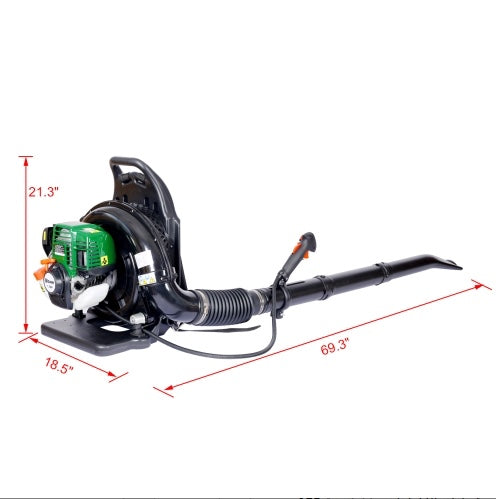 4-STROKE BACKPACK LEAF BLOWER,GAS 37.7cc,1.5HP 580CFM ,super Light Weight 16.5lbs