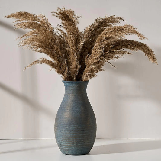 Rustic Charm 10.8" Ceramic Vase