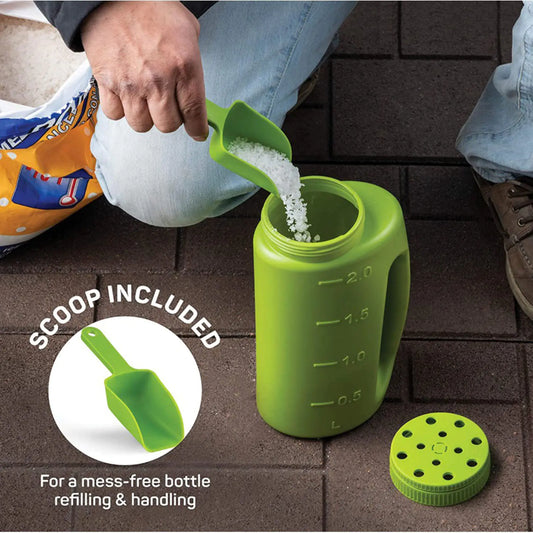 Adjustable Large Capacity Salt and Grass Seed Spreader