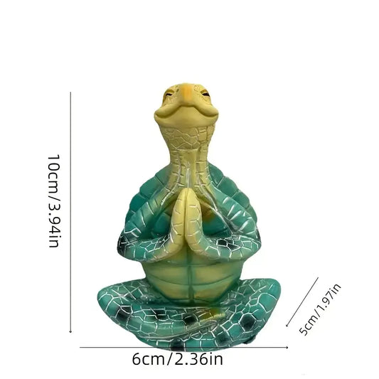 Yoga Turtle Meditation Statue