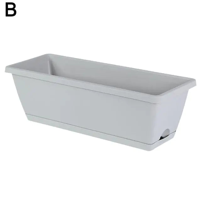 Hollen Rectangular Balcony Garden Planters