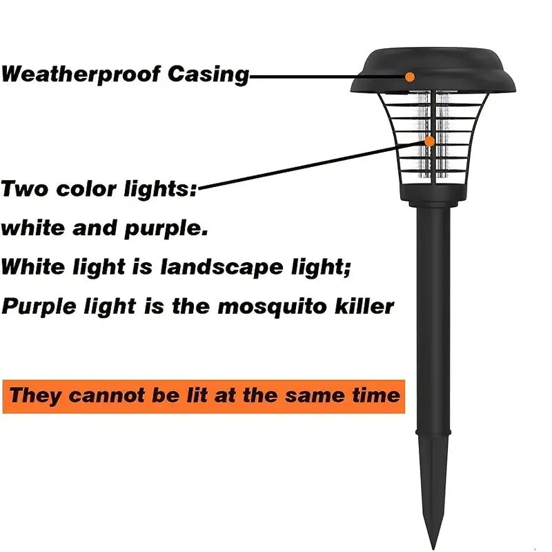 Solar Insect Zapper & Ambient Light 14x42cm