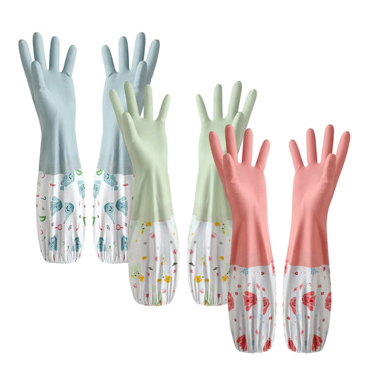 TriColor 3-Pack Waterproof gardening Gloves
