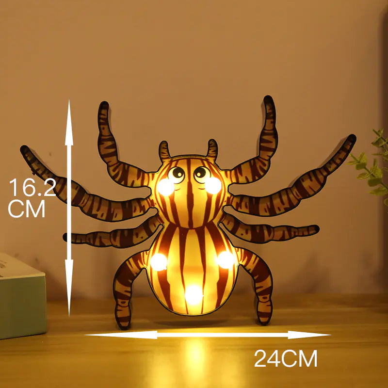 Pumpkin and Bat String Lights
