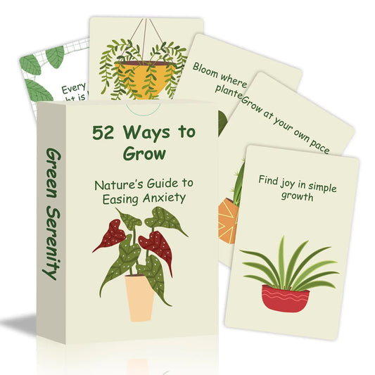 Green Growth: 52 Mindful Plant Cards