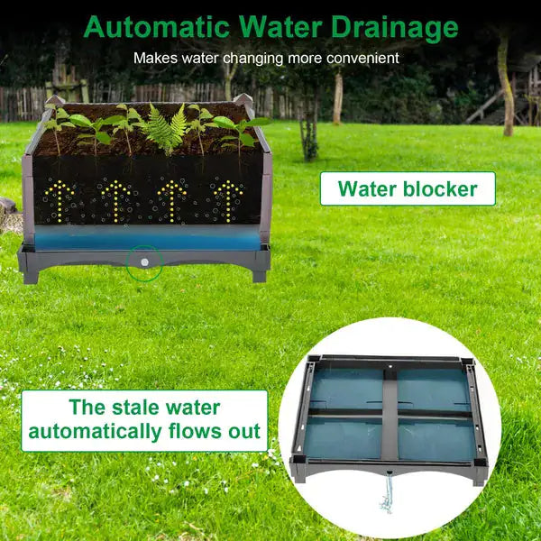 Self-Watering Elevated Garden Box