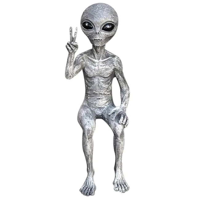 Alien Statue Figurine