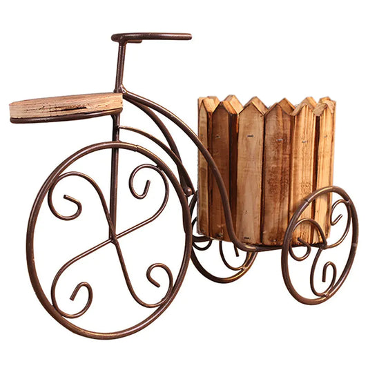 Rustic Bicycle Flower Rack