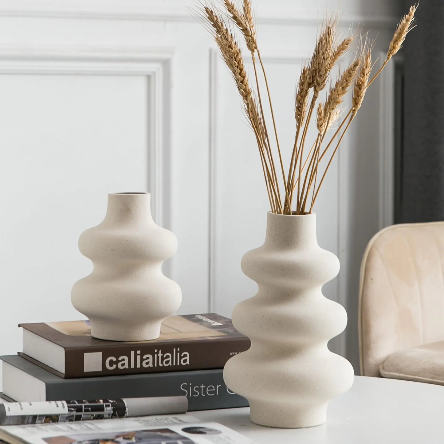 Mowtanco Ceramic Vase Duo