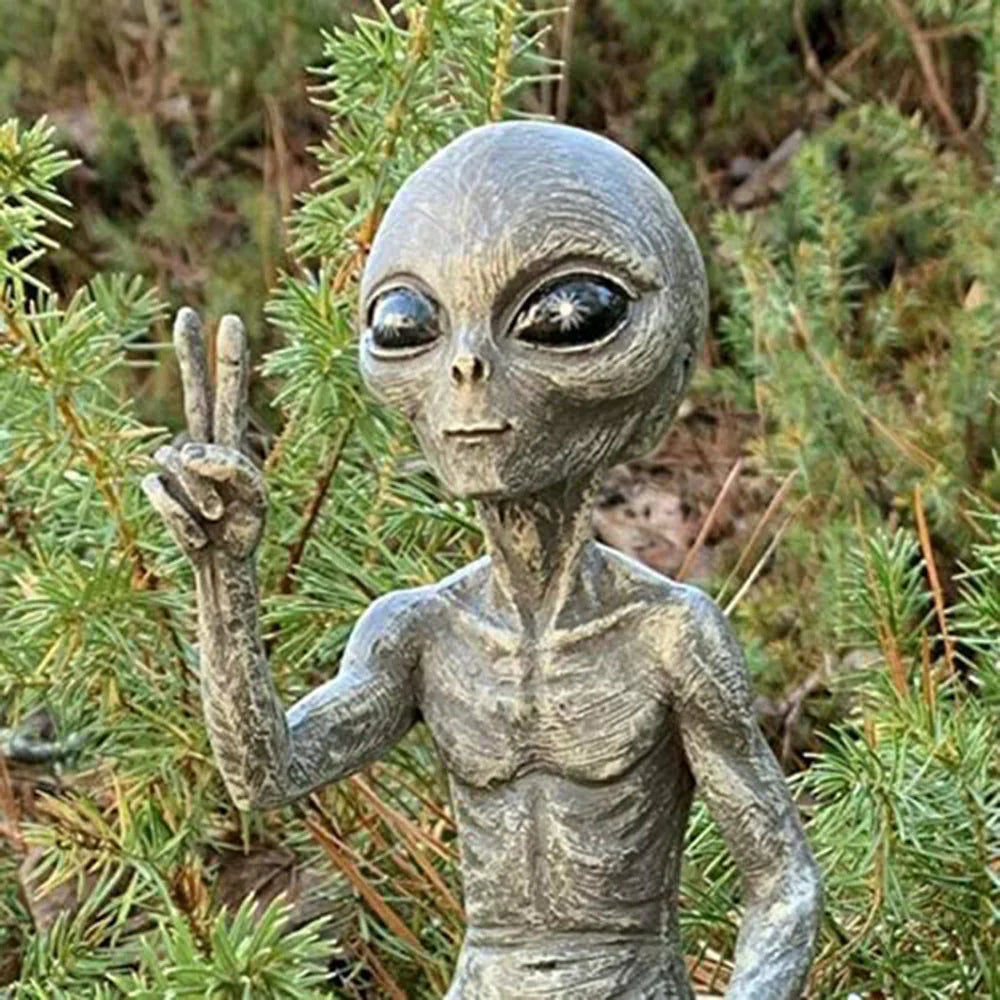 Alien Statue Figurine