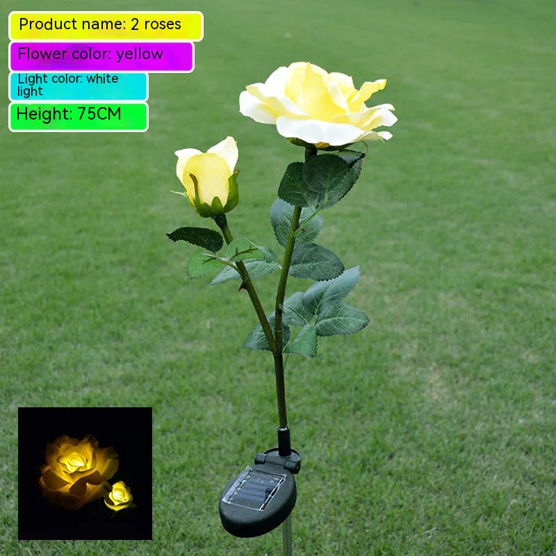 Floral Glow Solar Light