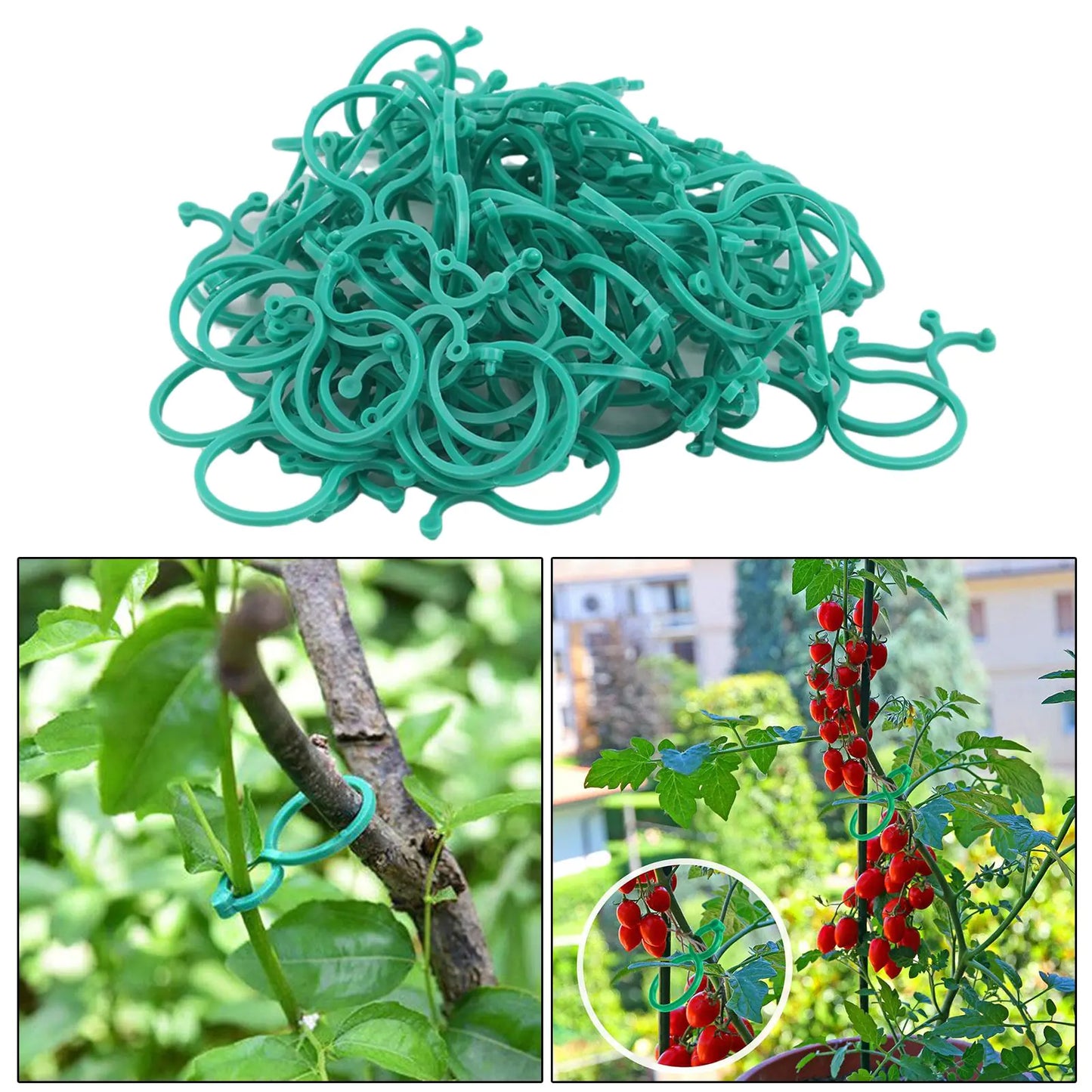 Plant Clips for Supporting Vines and Crops