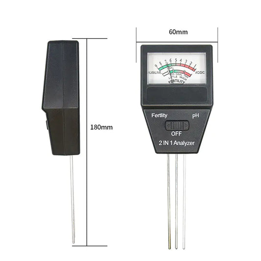 PlantBuddy Soil pH and Fertility Gauge