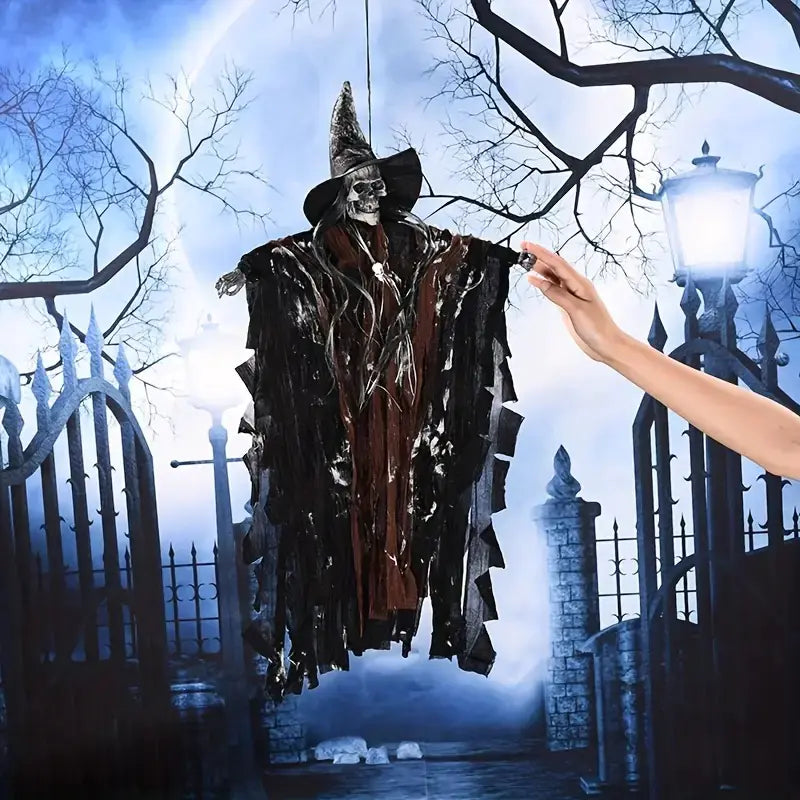 Electric Voice-Controlled Day of the Dead Skull Ghost