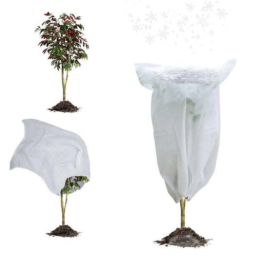 2-Pack White Frost Guard Plant Covers 31.6x47 in