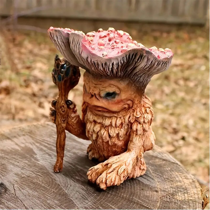 Fairy Mushroom Monster Troll Statue