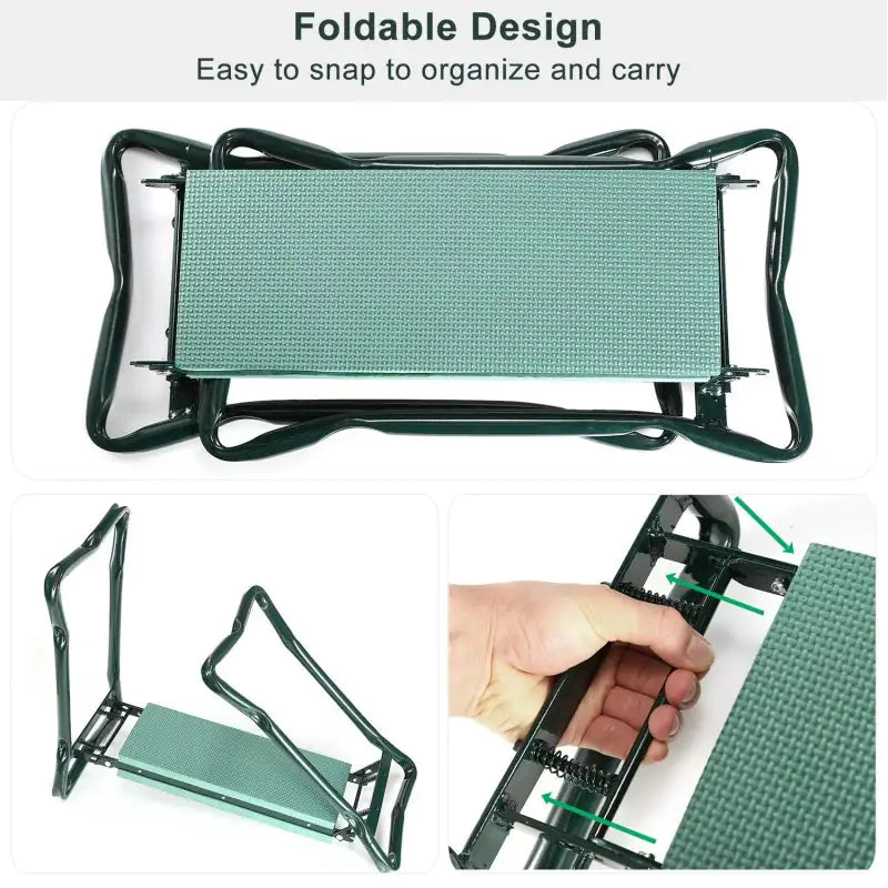Portable Foldable Garden Kneeler and Seat