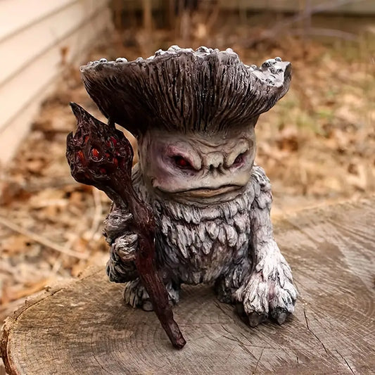 Fairy Mushroom Monster Troll Statue