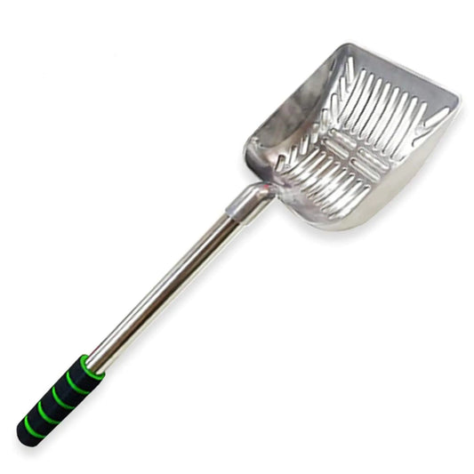SunGrow Ferret Litter Scoop - Stainless Steel with 9" Handle
