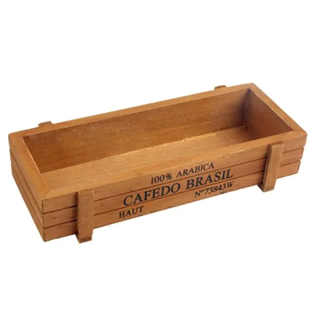 Vintage Wooden Planter Box
