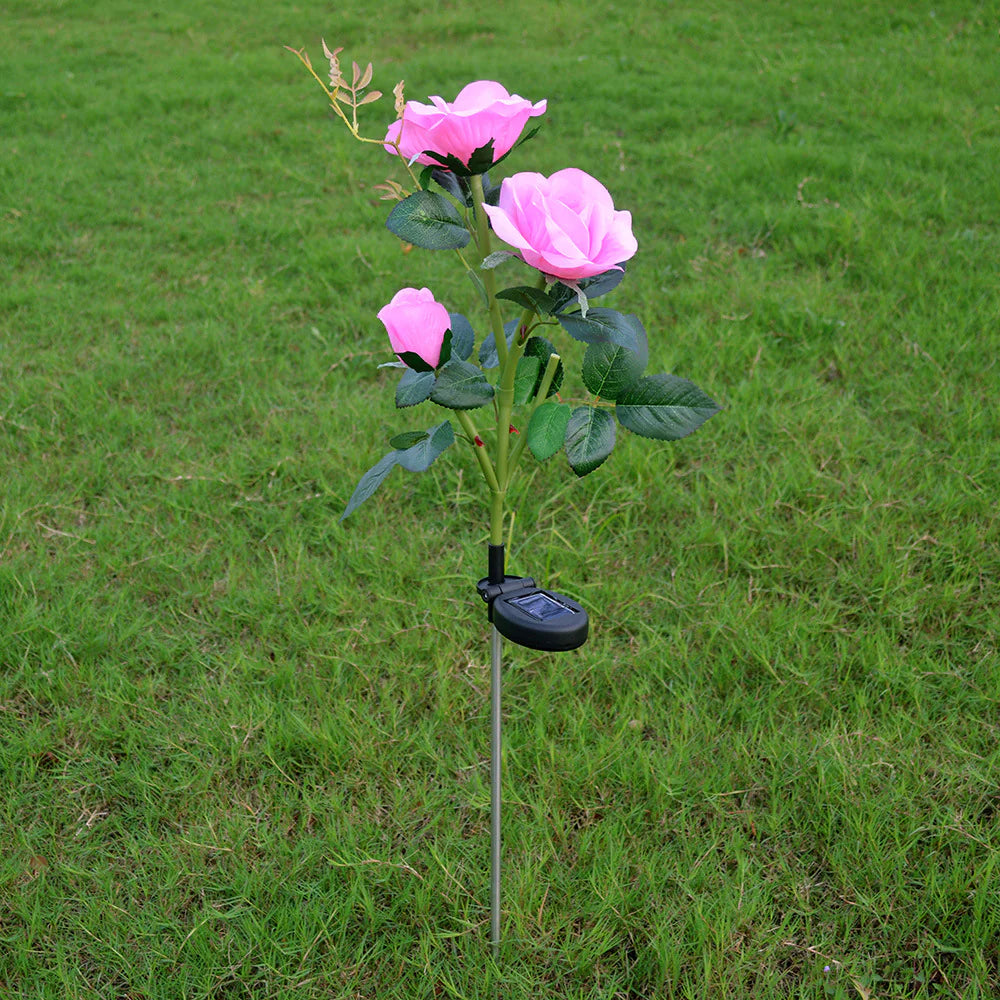 Floral Glow Solar Light