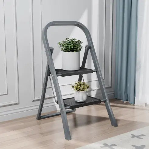 2-Step Ladder multifunctional, decorative plants or help for hanging plants