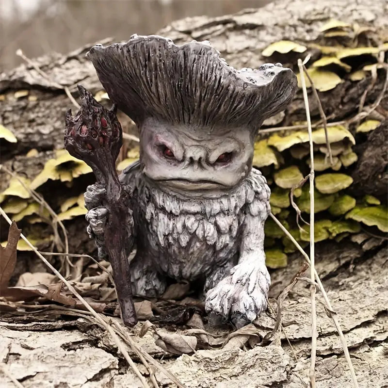 Fairy Mushroom Monster Troll Statue