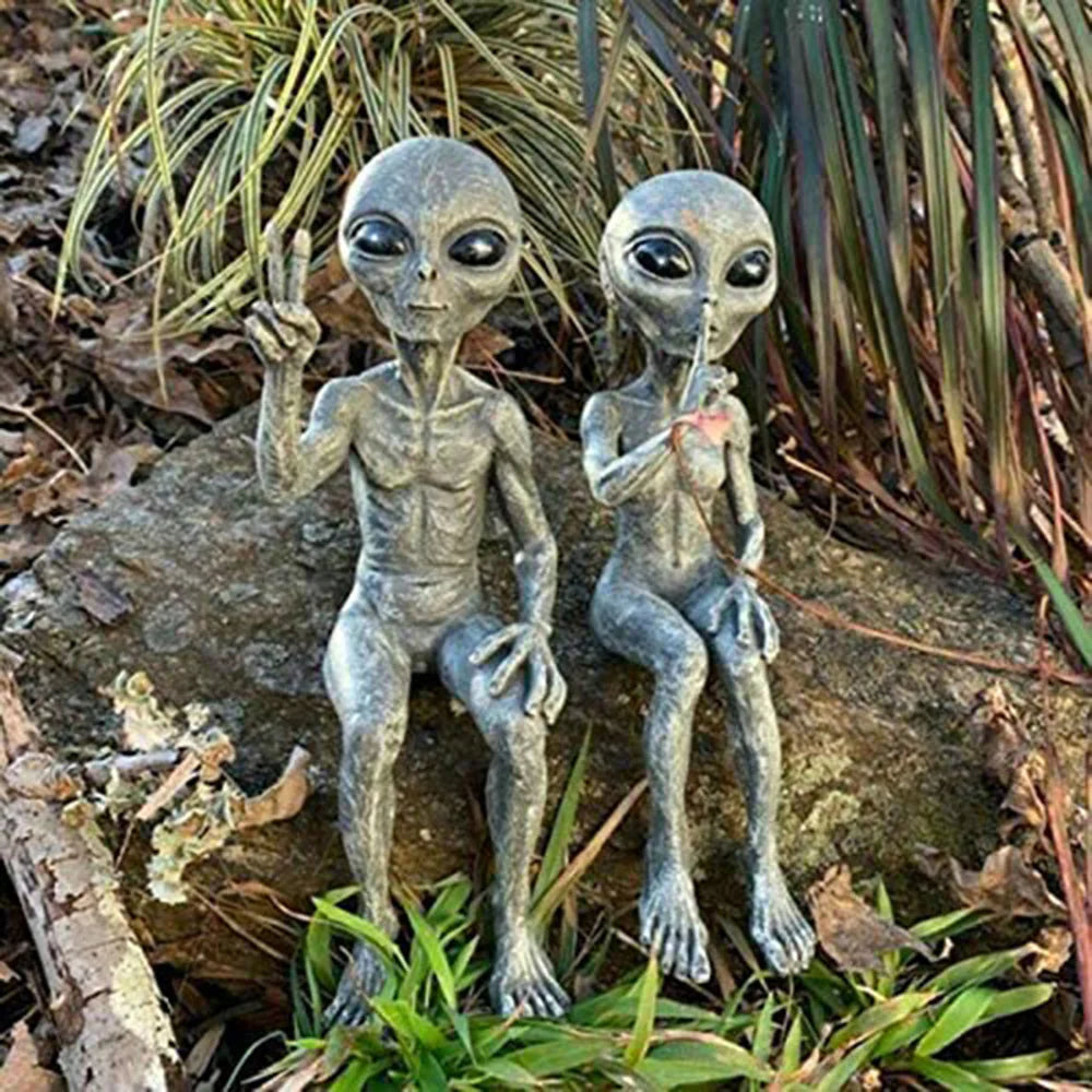 Alien Statue Figurine