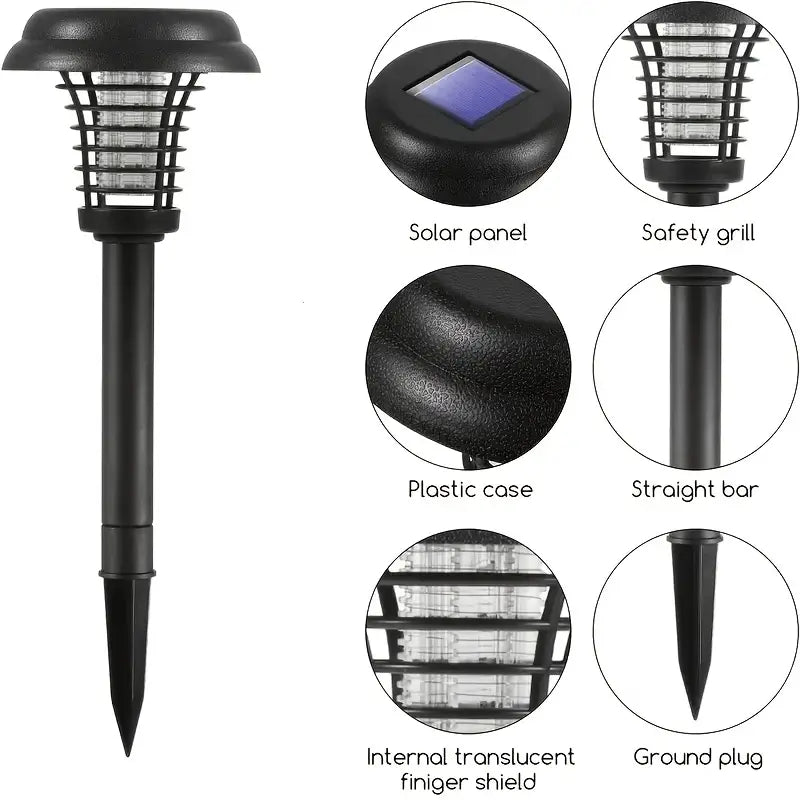 Solar Insect Zapper & Ambient Light 14x42cm