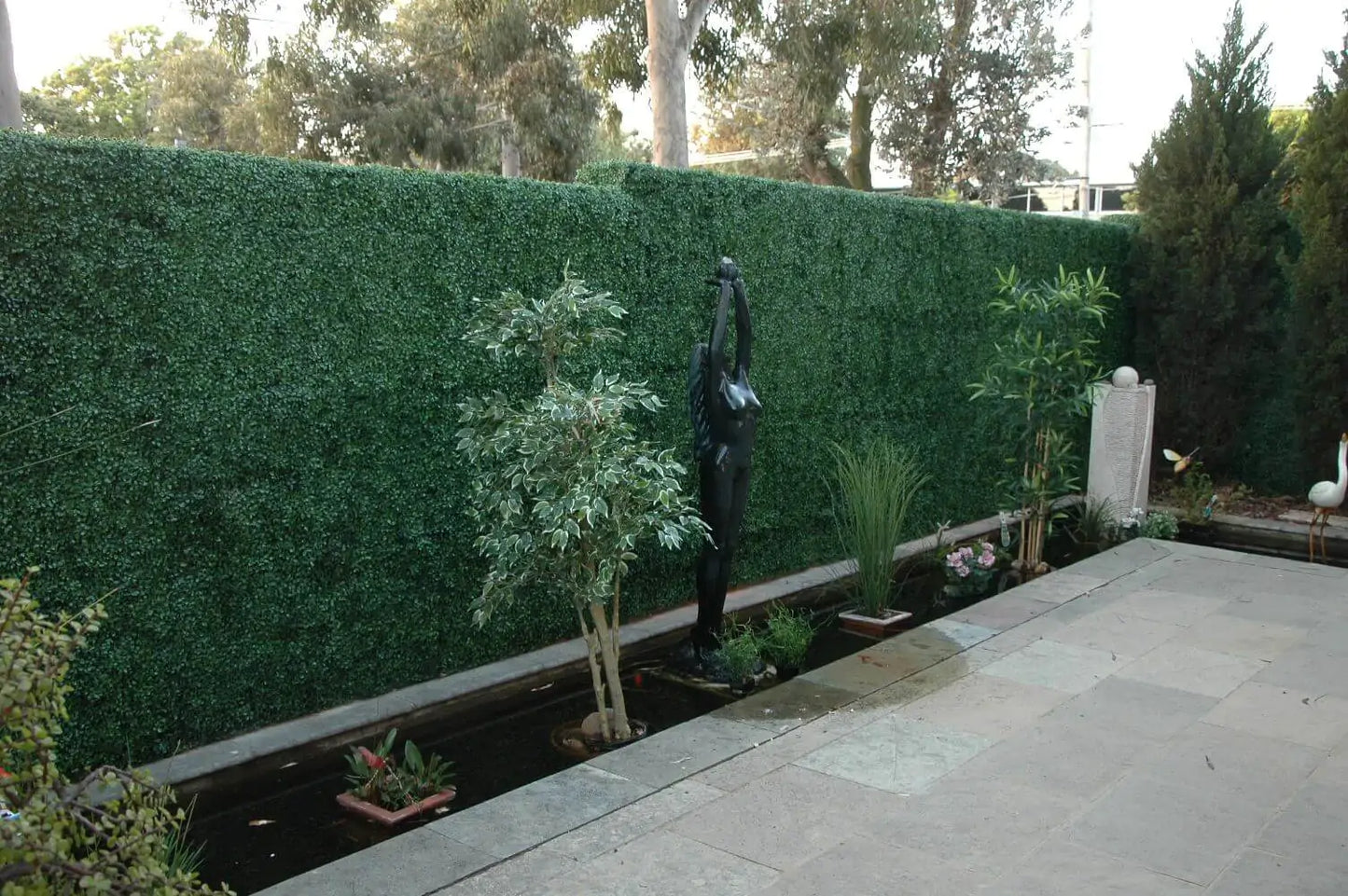 Eternal Green Boxwood Panel 40x40