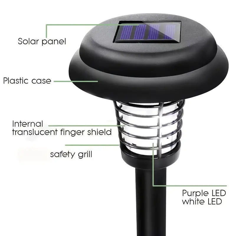 Solar Insect Zapper & Ambient Light 14x42cm