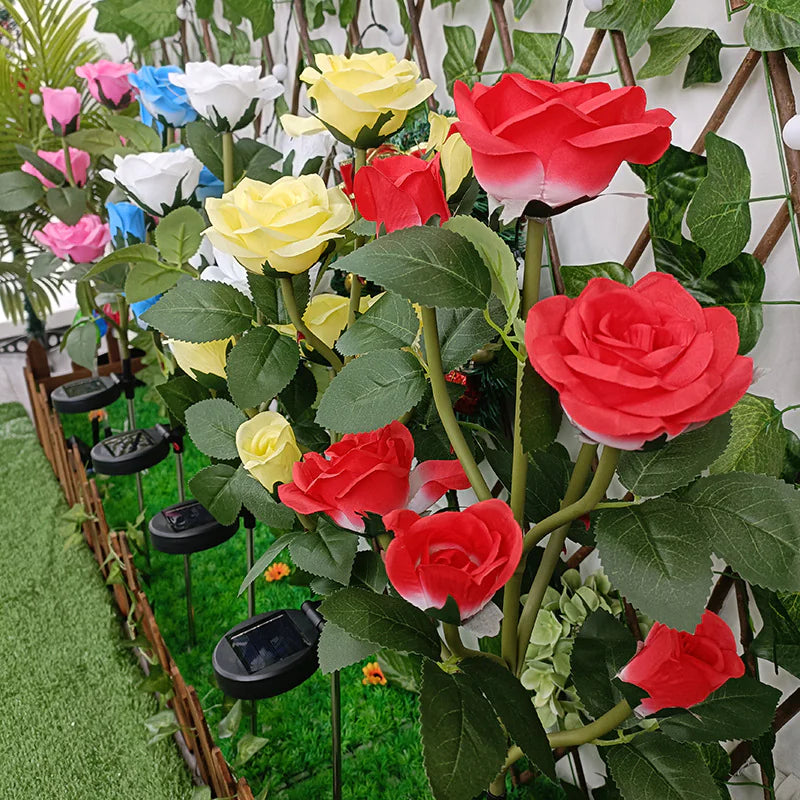 Floral Glow Solar Light