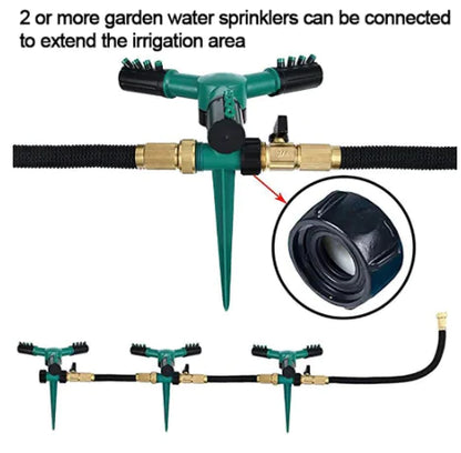 Tri-Way Large Garden Sprinkler